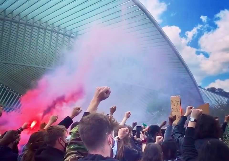 Black Lives Matter Liège - Capture d'écran Alice de Liège