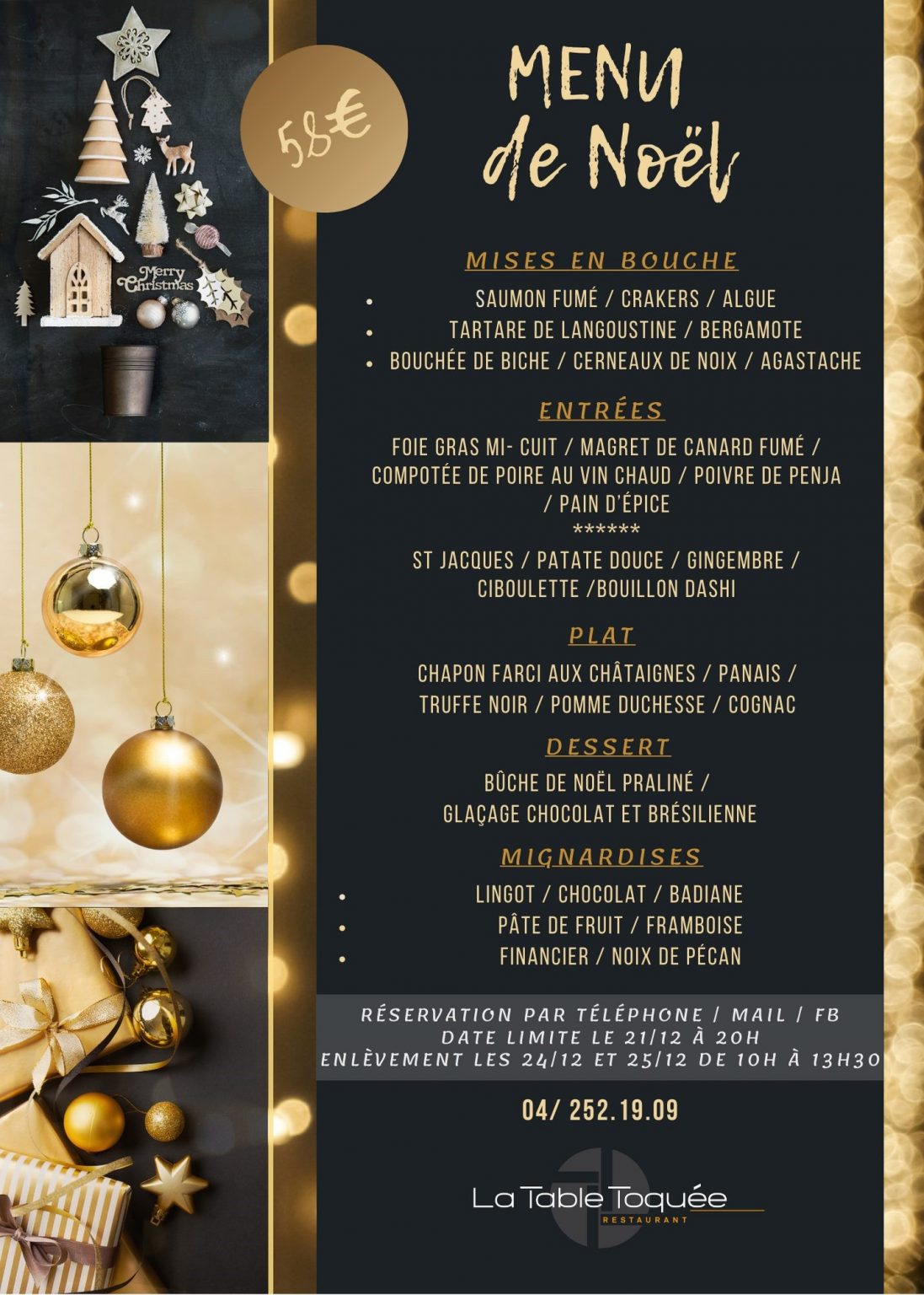 25 menus de fêtes à emporter pour célébrer 2021 en beauté • Boulettes