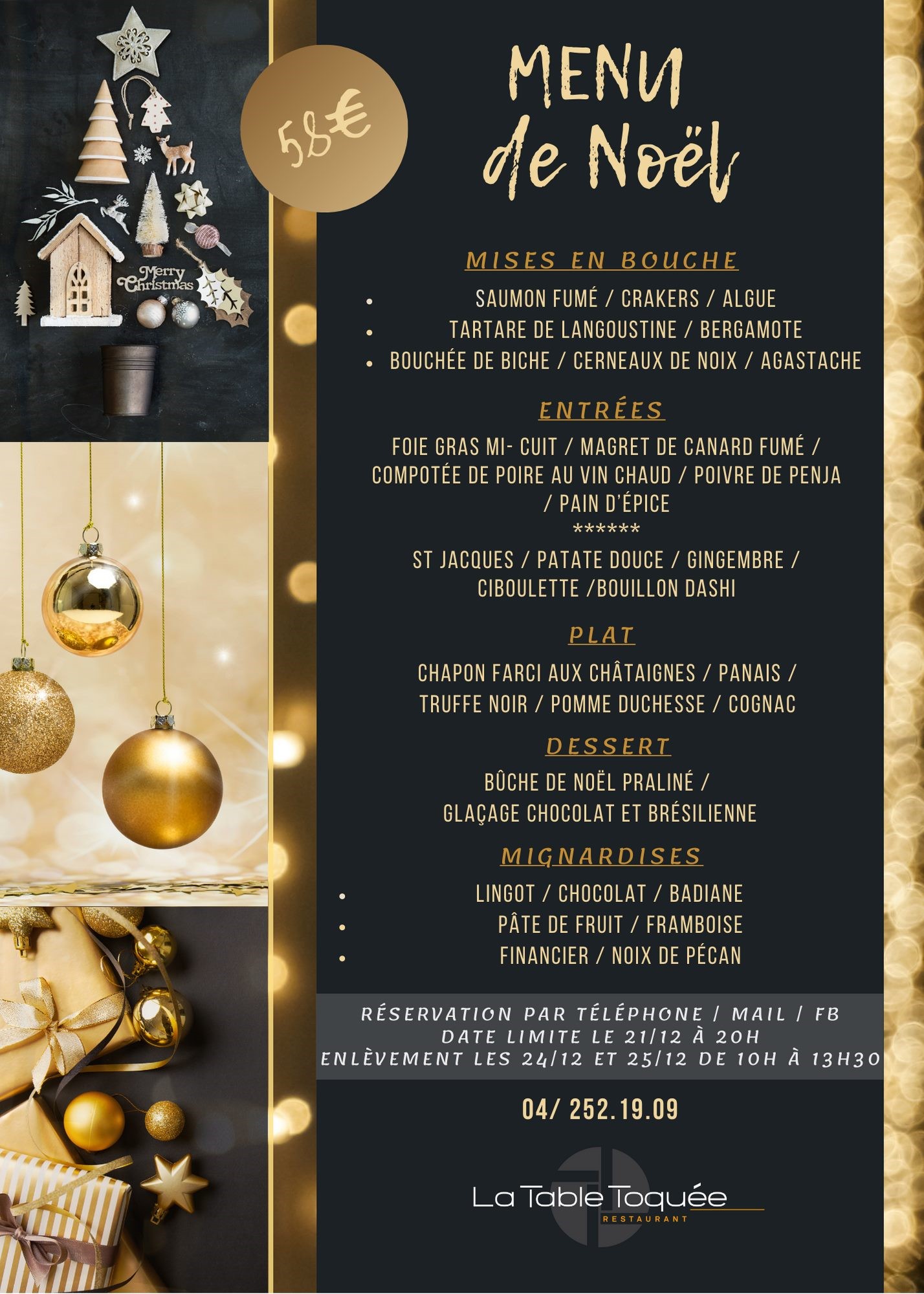 25 menus de fêtes à emporter pour célébrer 2021 en beauté • Boulettes
