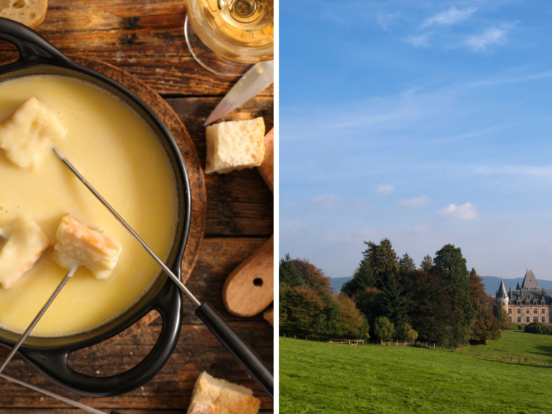La Fromenade DR Boulettes Magazine Canva Stoumont balade fromage fondue