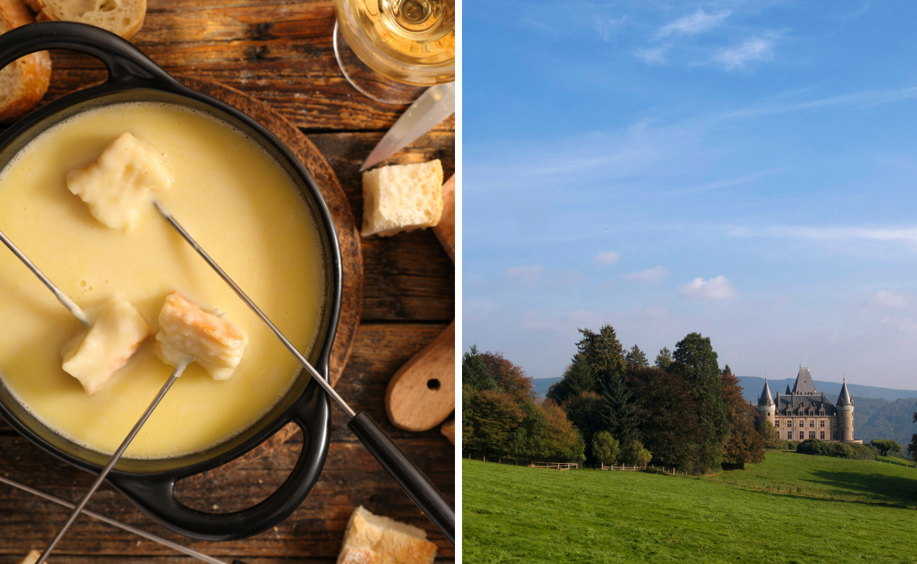 La Fromenade DR Boulettes Magazine Canva Stoumont balade fromage fondue