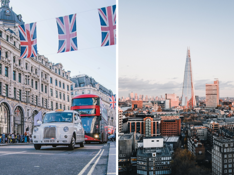 Guide des bonnes adresses à Londres - Montage Boulettes Magazine Unsplash