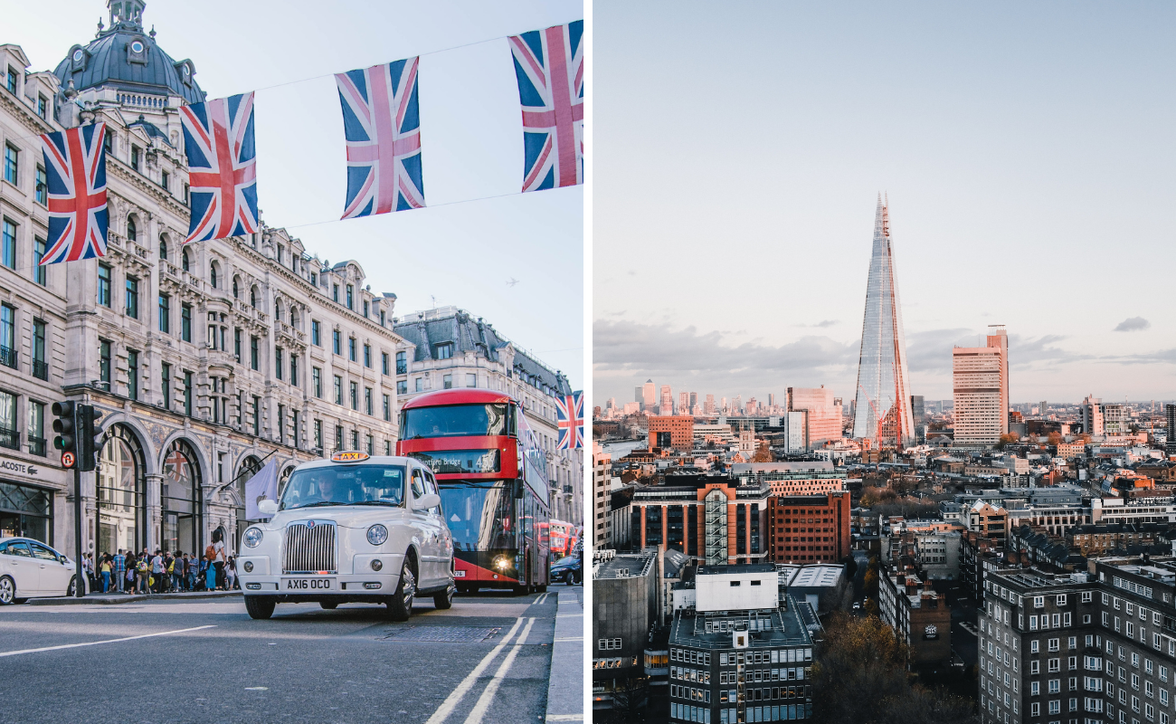 Guide des bonnes adresses à Londres - Montage Boulettes Magazine Unsplash