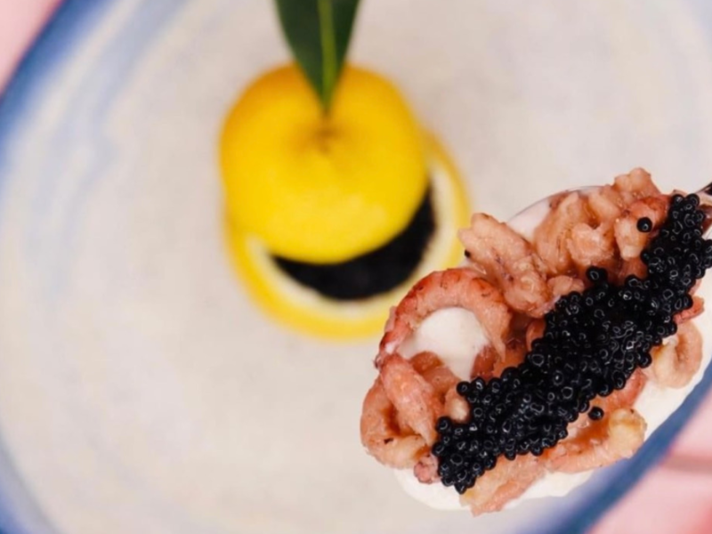 Le citron au caviar de la Pink Brasserie nous donne envie de foncer à Oupeye DR