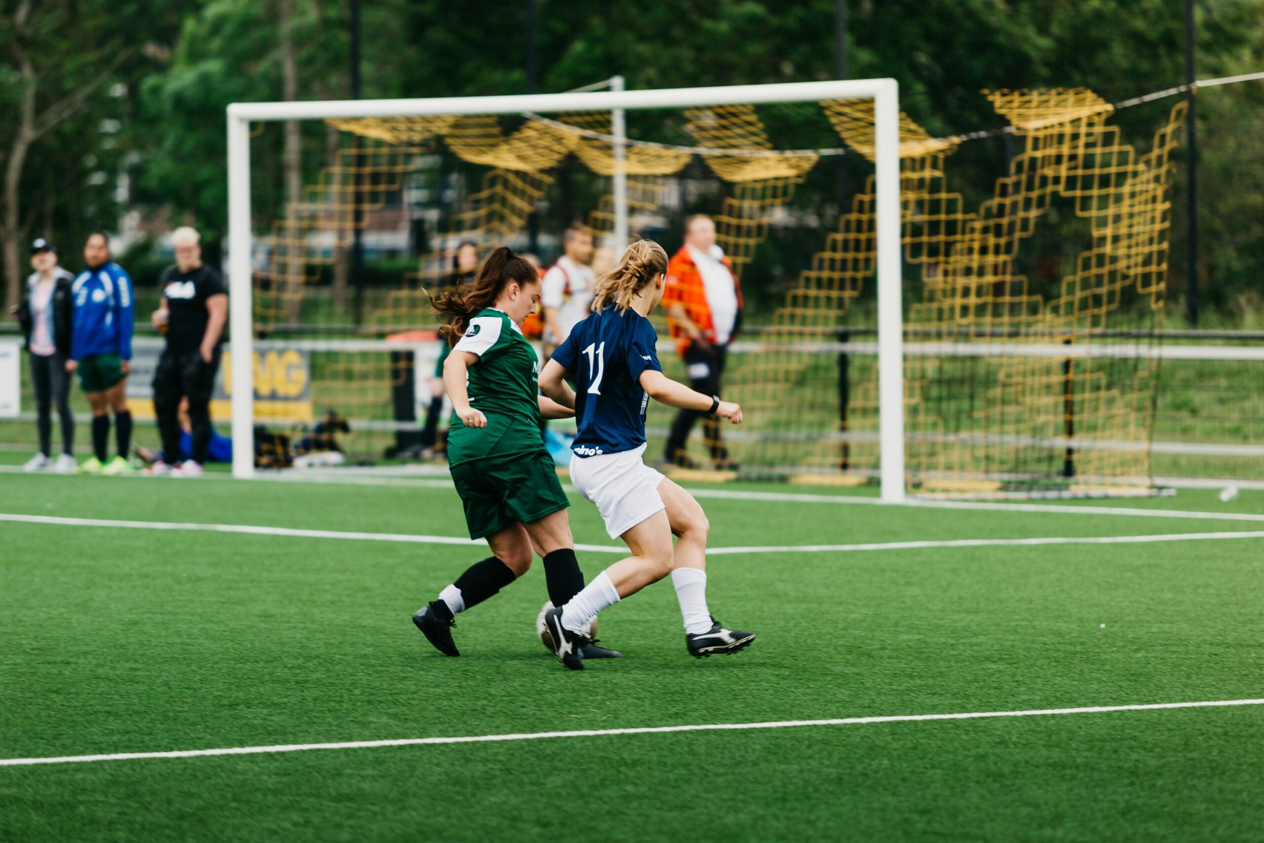 équipe de foot féminine