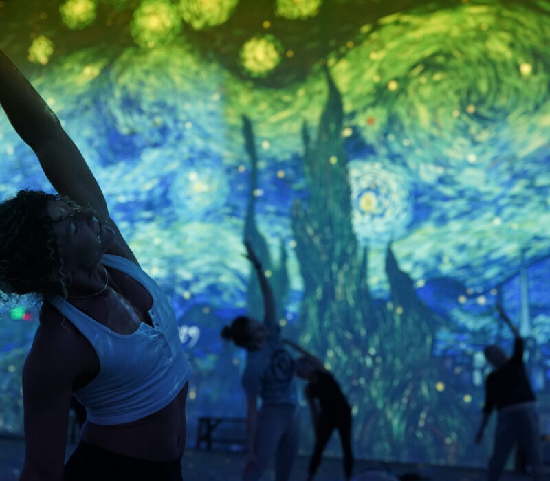 Et si vous faisiez du yoga en pleine toile de Van Gogh? - SDP