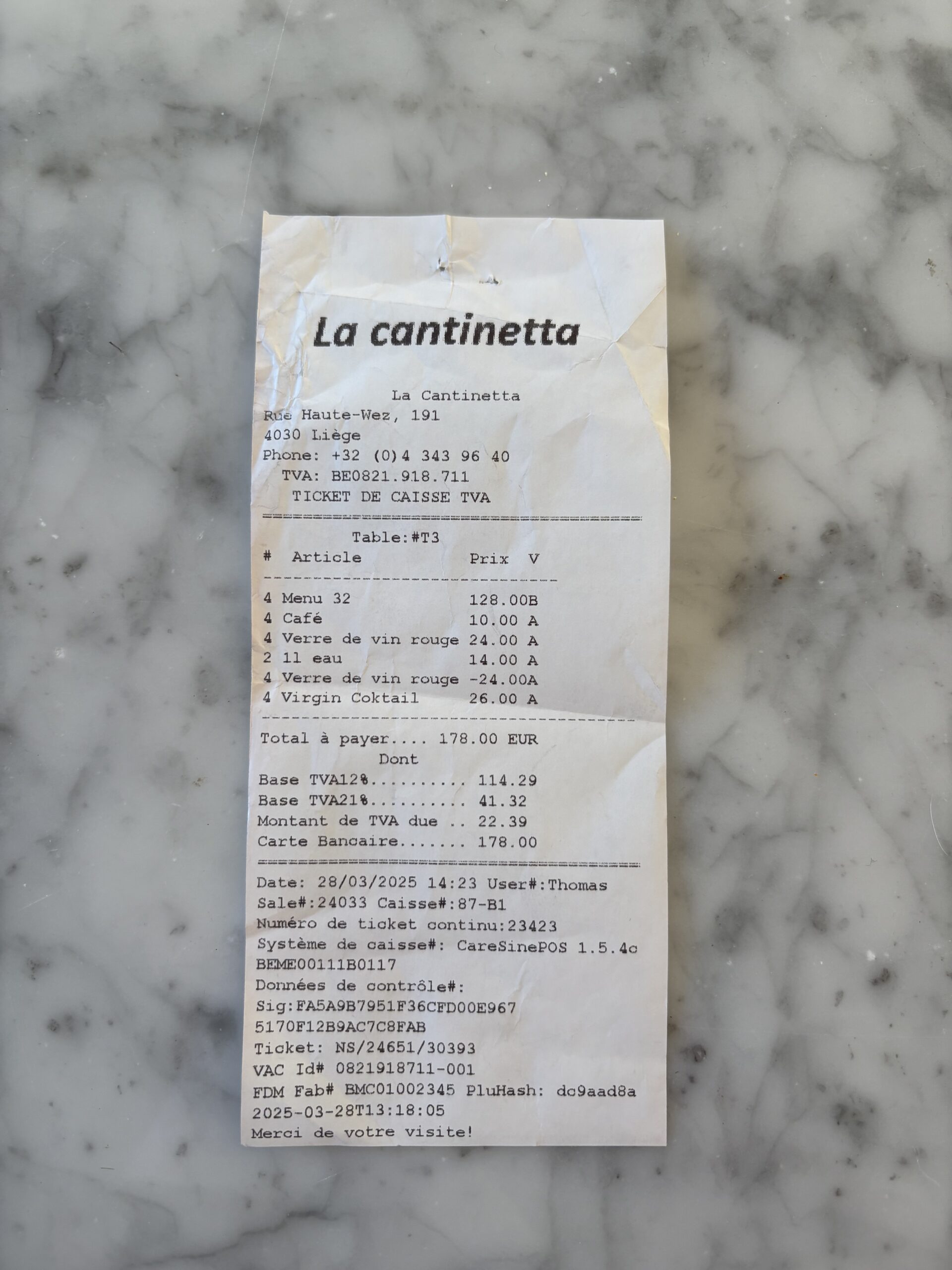 la cantinetta liège