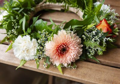 Ateliers créatifs Liège - couronnes de fleurs