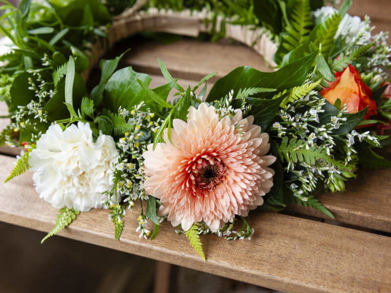Ateliers créatifs Liège - couronnes de fleurs