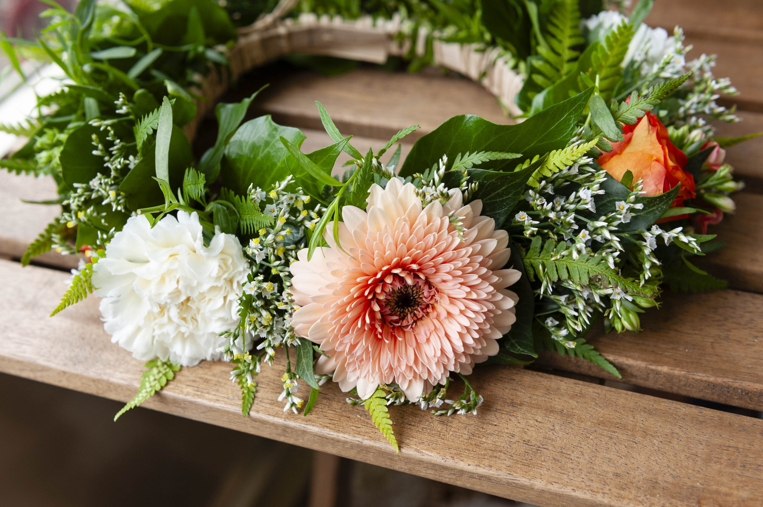Ateliers créatifs Liège - couronnes de fleurs