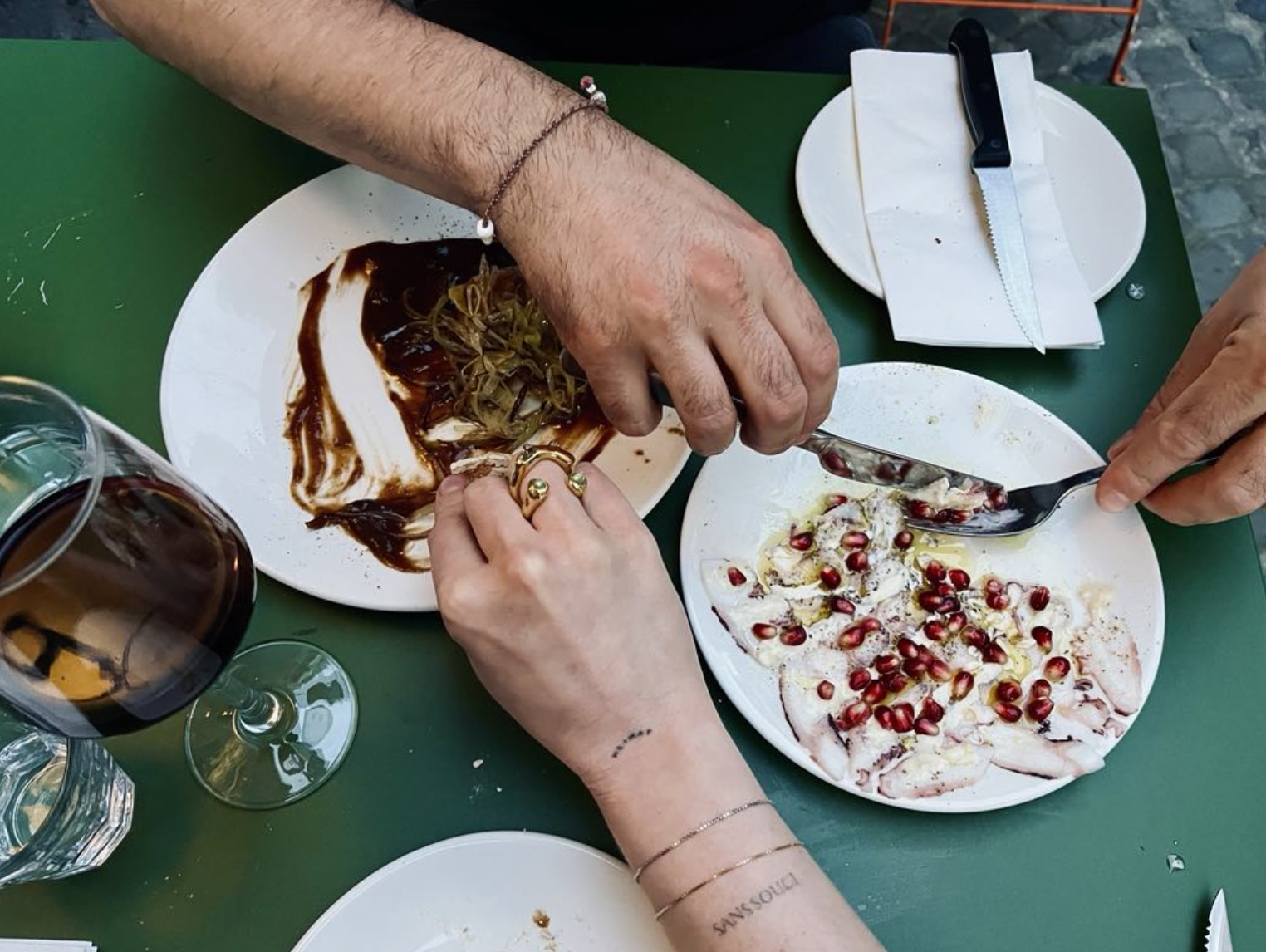 Souvenir de notre tout premier repas chez Fugazi, à l'été 2024 - DR Boulettes Magazine